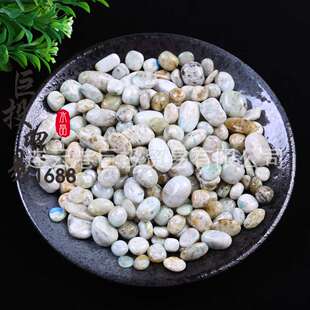 天然K2水晶碎石鱼缸滚石厂家 原石造景扩香石小颗粒矿标挖宝石