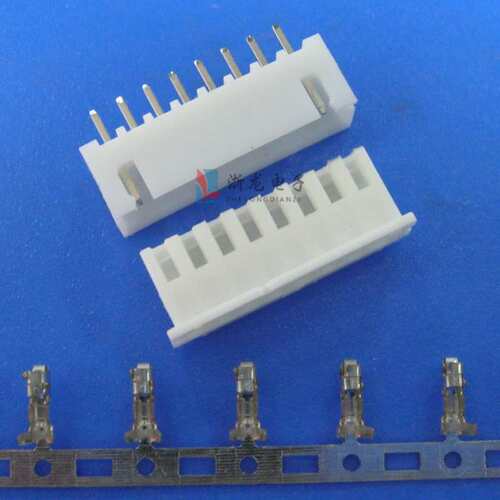 XH2.54-8AW 弯针座 XH-8P 90度 XH2.54 TJC3条形连接器1000只