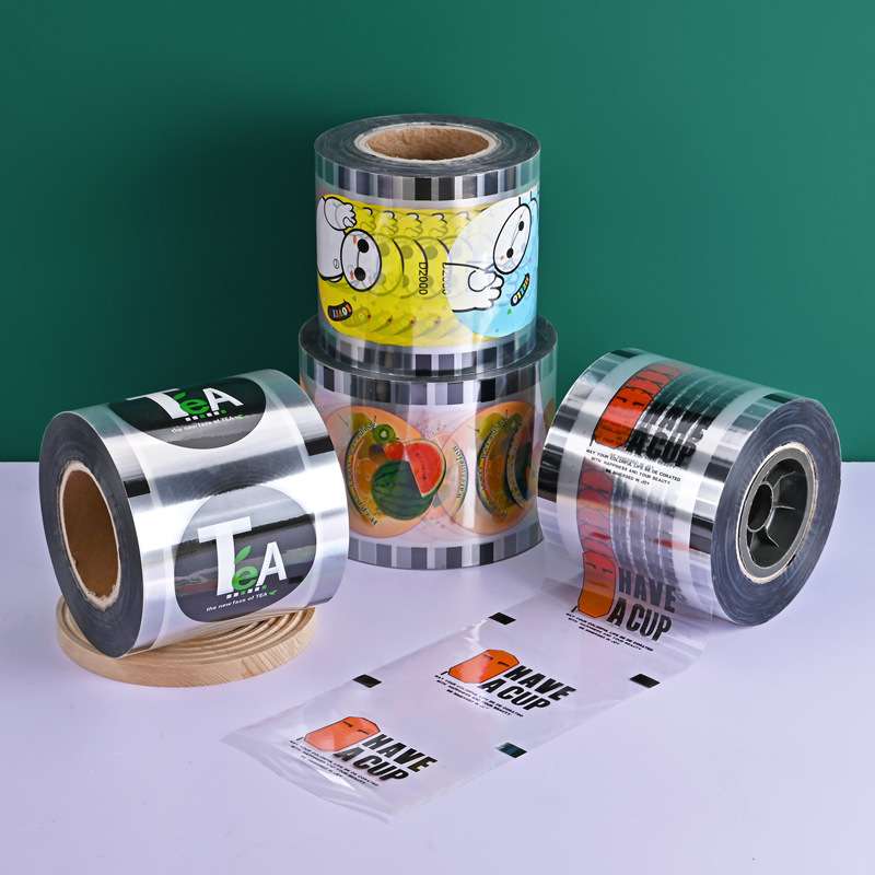 Custom disposable ice cup plastic boba cup sealing film