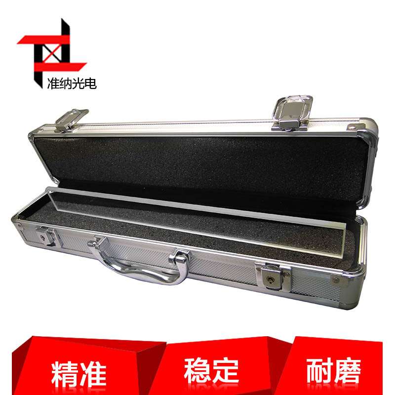玻璃线纹尺0-400mm标准玻璃线纹尺光学校准高精刻度尺测量工具