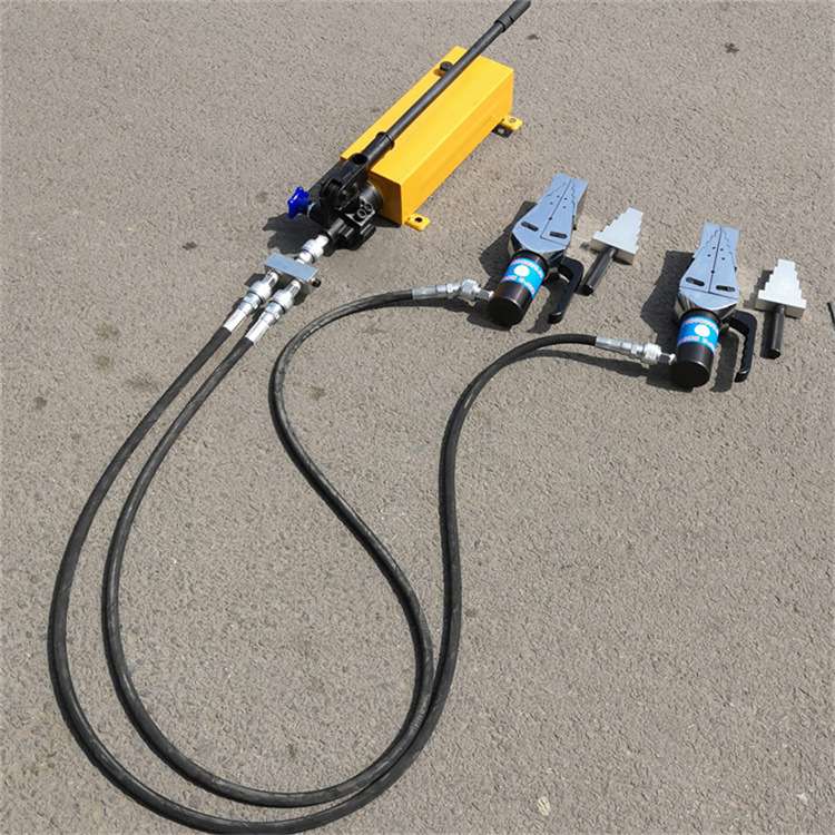 供应28T法兰扩张劈开器管道夹缝外撑破拆工具液压分离器