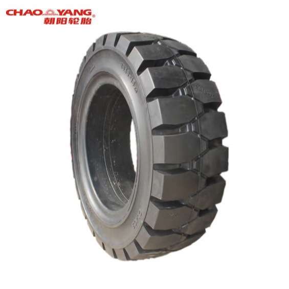 朝阳(ChaoYang)叉车轮胎9.00-20斜交实心轮胎CL403花纹