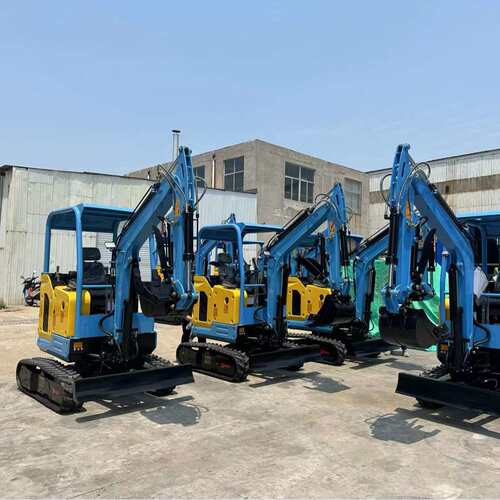 出口Russia履带式挖掘机 迷你excavator农用挖掘机大臂侧摆