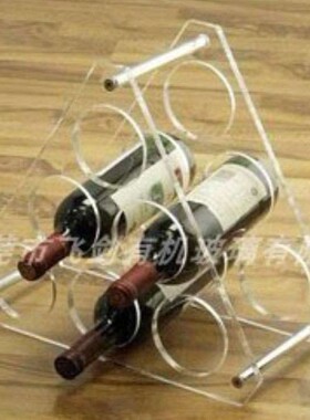 飞剑亚克力极简轻奢红酒架异形架红酒收藏大型酒架