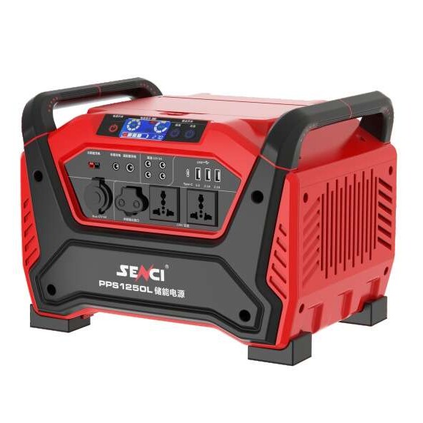 红色户外电源大功率300W/600W/1250W应急自驾便携储能备用电源