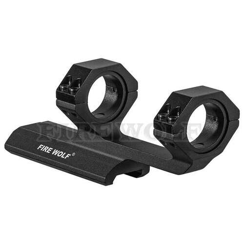 Firewolf 新款41060高品质连体后延瞄夹25/30MM  5051B 按扣卡槽