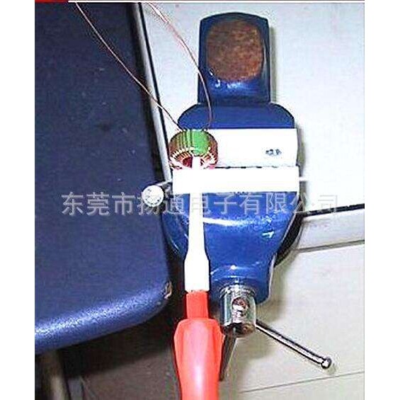 台钳胶垫拉磁环台虎钳磁环台钳桌虎钳50mm开口钳子防磁銑床特种钢