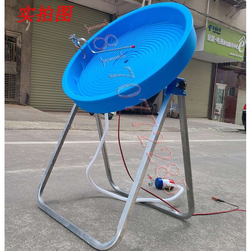 金川便携式小型移动淘金机涡轮选矿机砂金河金分选机沙漠可用