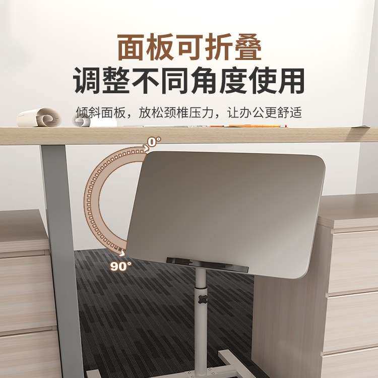 免打孔桌面可折叠延长板加长延伸承重支架加宽移动键盘托架电脑桌图片