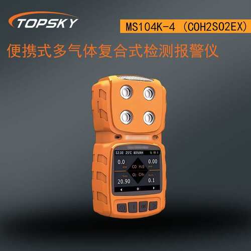 便携式多气体复合式检测报警仪 MS104K-4?(CO/H2S/O2/EX) t5