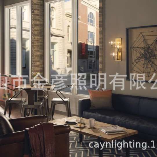 澳洲saa美式客厅壁灯酒店过道复古铜墙灯现代简约清吧餐厅装饰灯