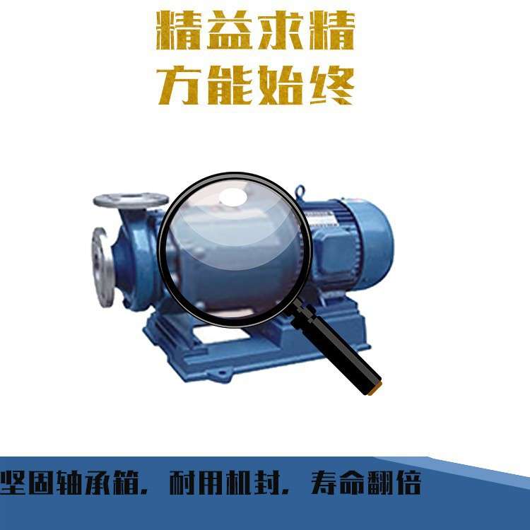 耐腐蚀耐酸碱 工业水处理 高低温无泄漏磁力泵 卧式单级化工泵
