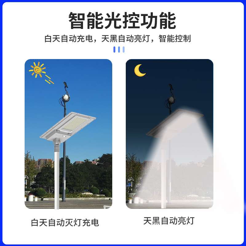 太阳能庭院灯led工程户外壁灯高亮防水感应太阳一体化能路灯超亮