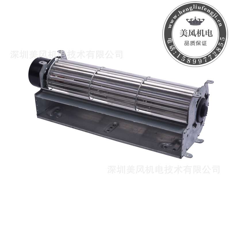 贯流风机厂家叶轮60*240mm蜗壳电壁炉烤箱采暖炉大出风口贯流风扇