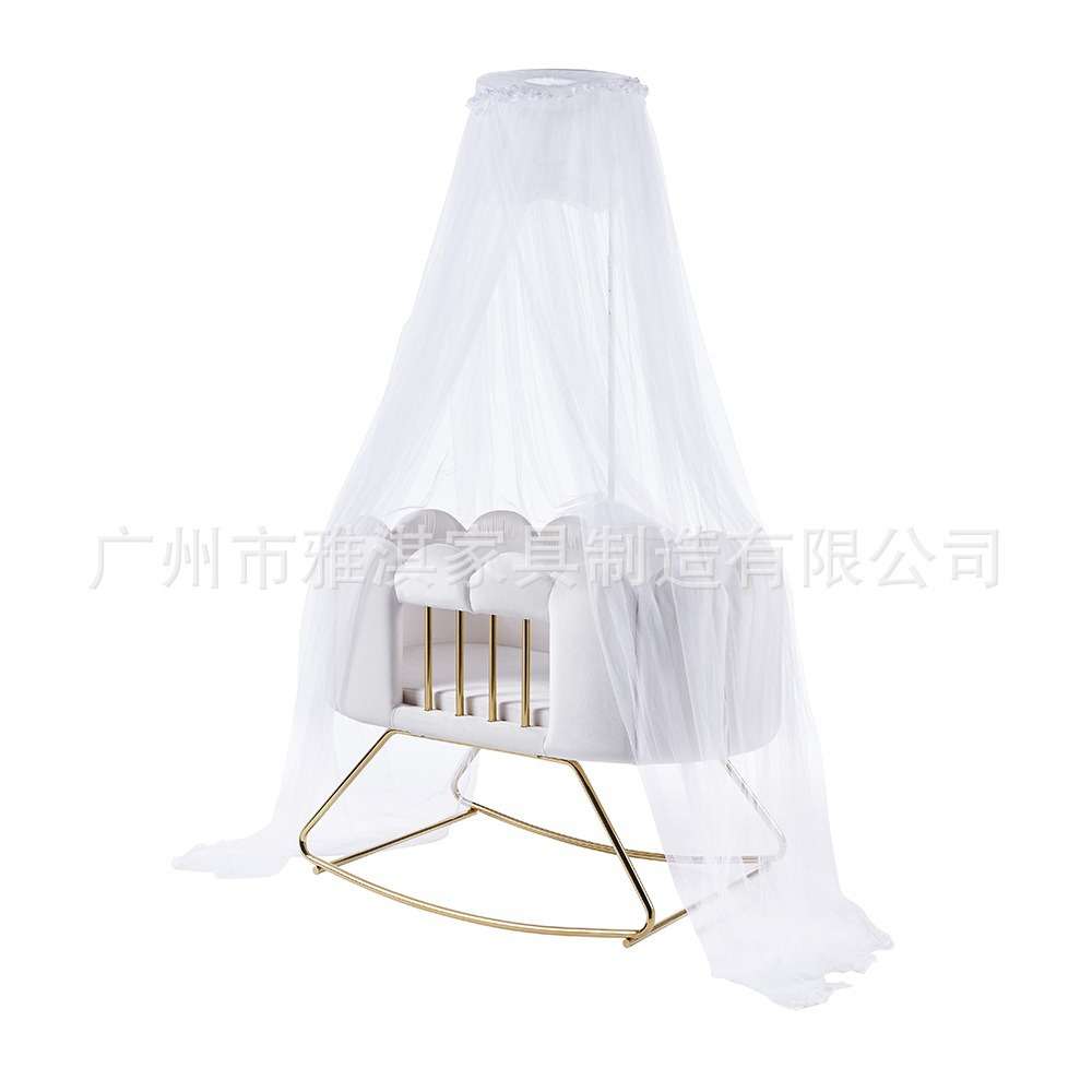 可移动婴儿摇摇椅宝宝围栏床多功能儿童躺椅宝宝摇椅婴儿床