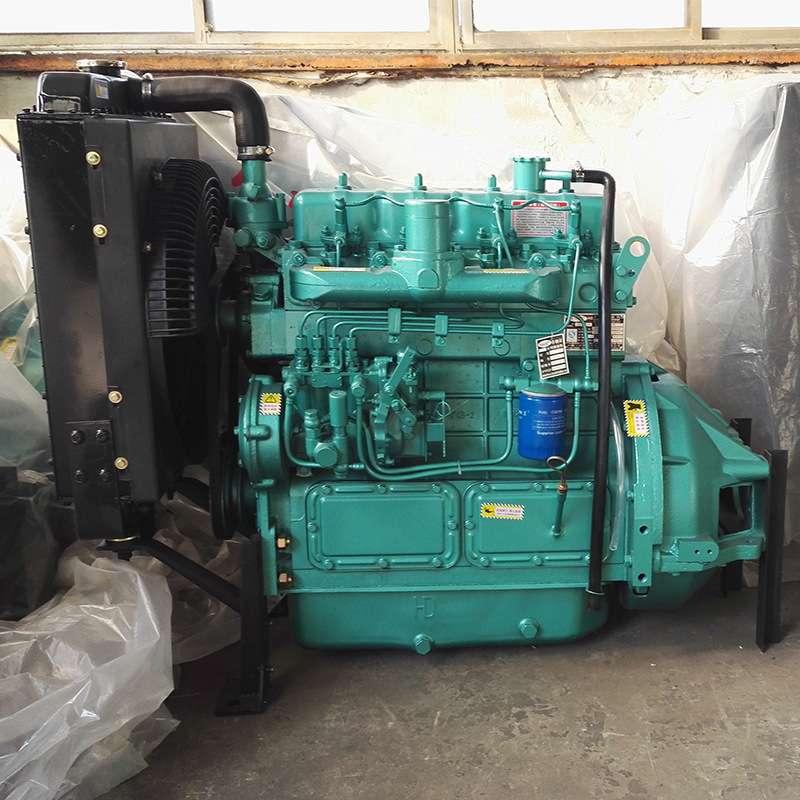 潍坊ZH4102Y4柴油发动机配130变速箱140离合器装载机用4102柴油机