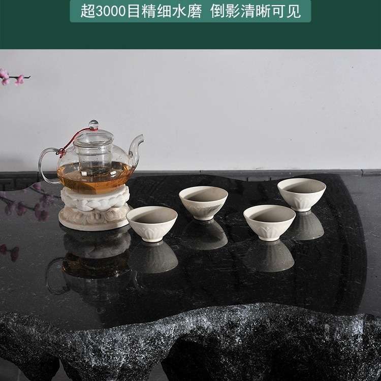 石桌石凳庭院花园户外一套花岗岩茶台园林天然石头石椅家用室外桌