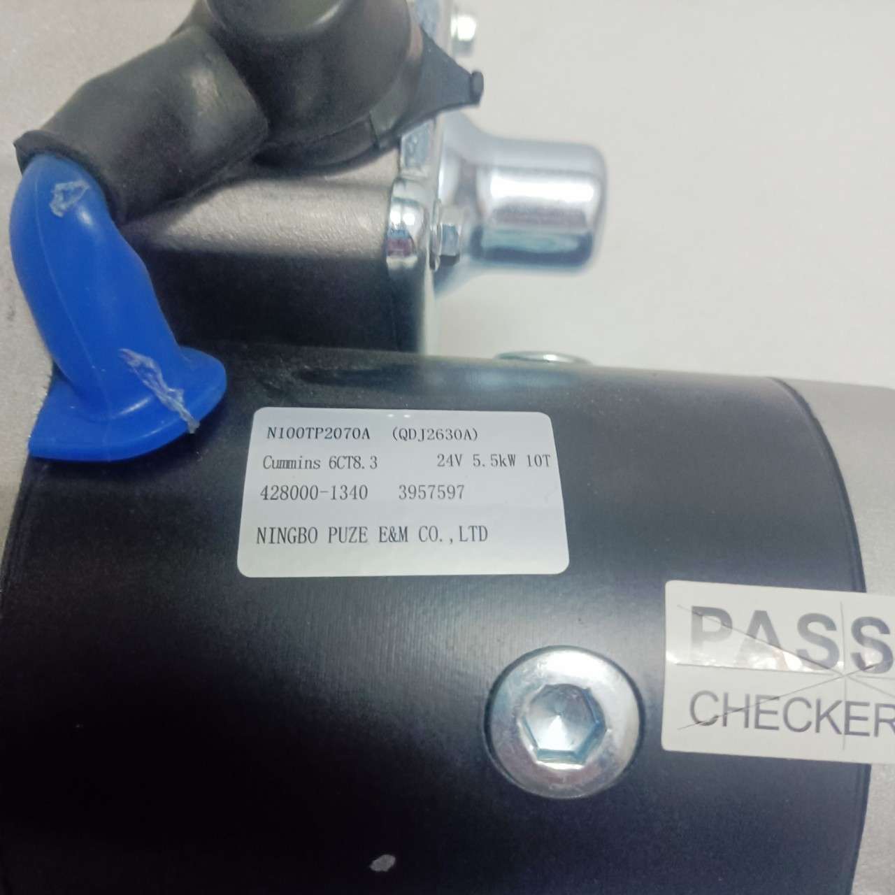 现代335-9专用挖机配件启动马达 康明斯6CT8.3 24V 5.5KW 3957597