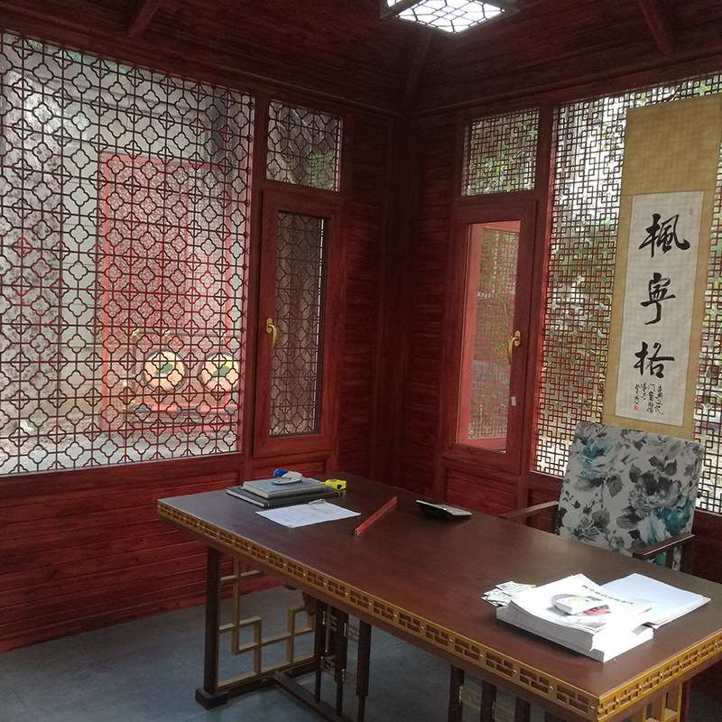 铝合金窗花仿古中式镂空装饰铝窗花木纹屏风隔断铝单板天花铝花格