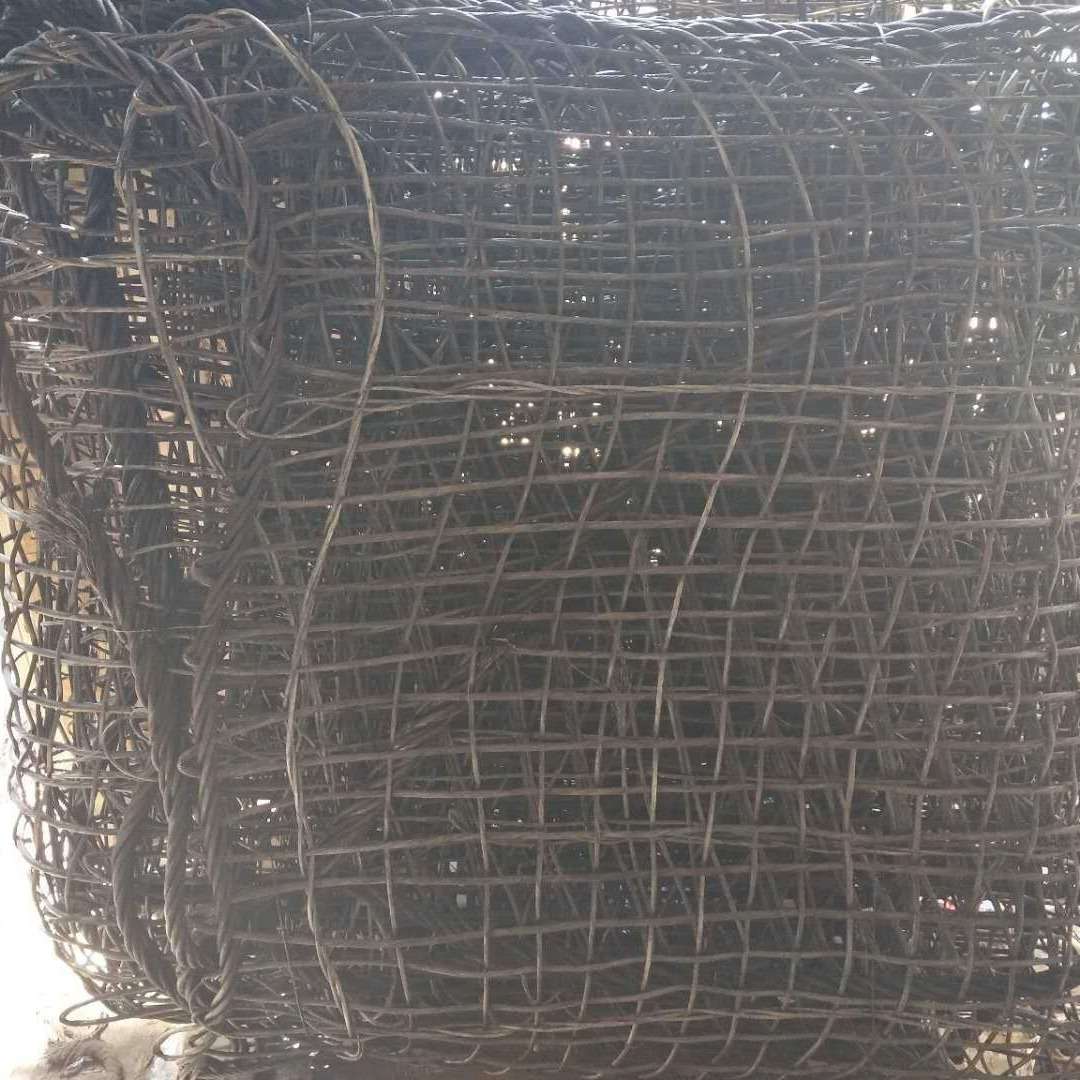 编织网兜垃圾建筑光面钢丝网砖块不锈钢吊网绳吊绳多股钢丝绳
