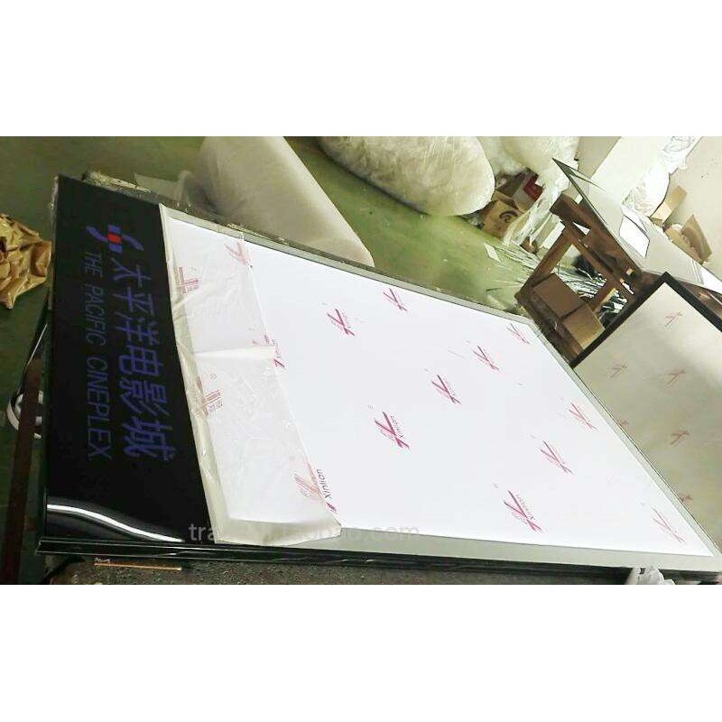 太平洋电影城灯箱 电影院广告灯箱中影 恒大LED吸盘灯箱厂家定 做