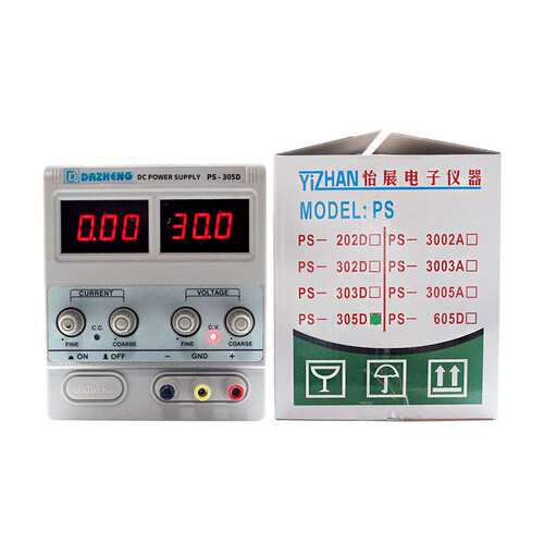 怡展DAZHENG稳压电源PS-305D线性直流电源30V5A可调电源60V3A