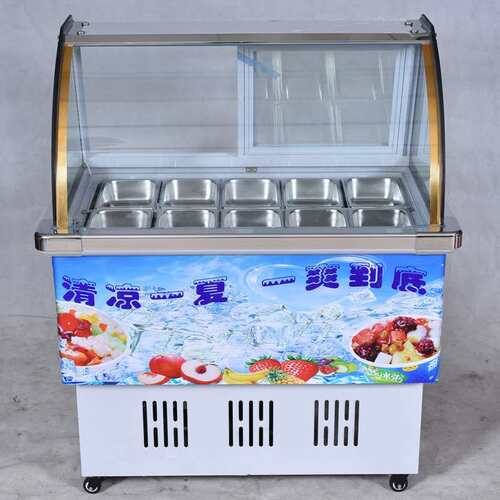 10盒冰粥柜冷藏钵钵鸡水果捞四果汤柜冰粉展示保鲜熟食柜清补凉机