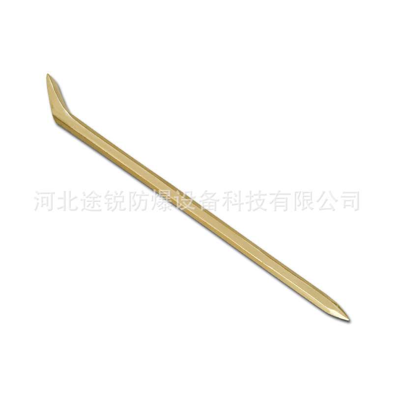 防爆六方尖撬杠 铜撬棍 无火花工具途锐防爆六棱具尖撬棒冀越精工
