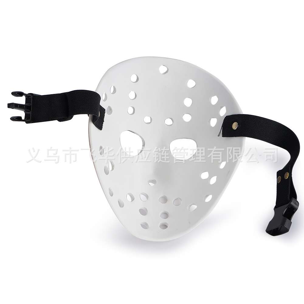 跨境万圣节电影主题摆件树脂面具弗莱迪大战杰森主题面具化妆舞会