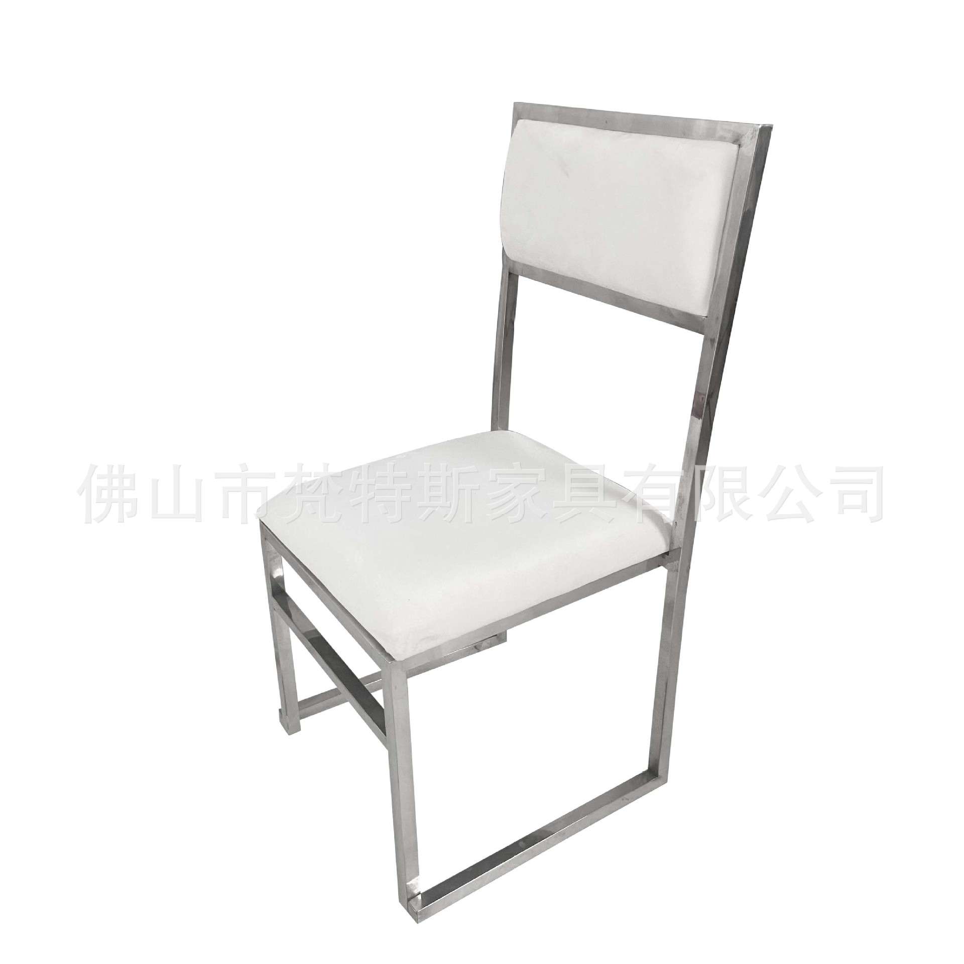 简约新款不锈钢婚庆椅wedding chair皮艺靠背椅厂家
