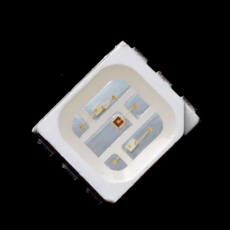 3528RGB灯珠0.2W七彩汽车氛围灯led灯灯条灯带贴片2835RGB超亮