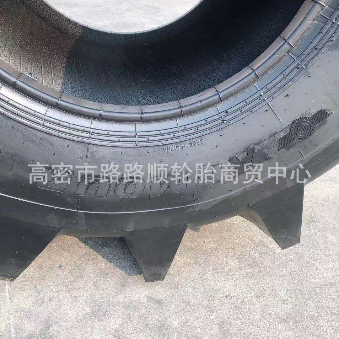 雷沃1804拖拉机水田半高花轮胎19.5L-24 28L-26 R-2花纹可配钢圈