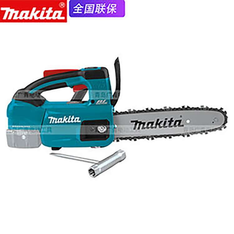 makita牧田无刷充电木工链锯电动户外伐木链条锯多功能雕刻链子锯