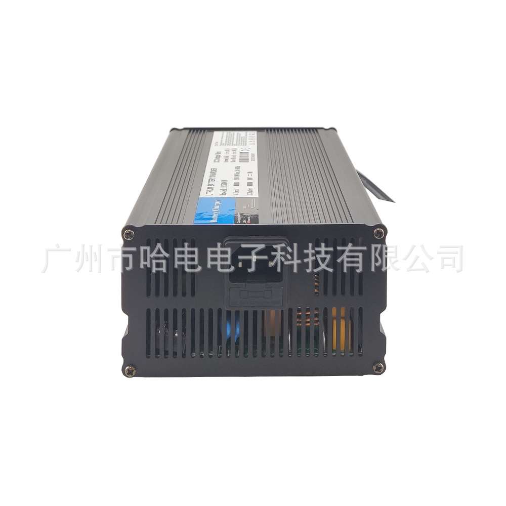 60V10A电瓶观光车充电器 免维护铅酸蓄电池充电器 黑色铝壳