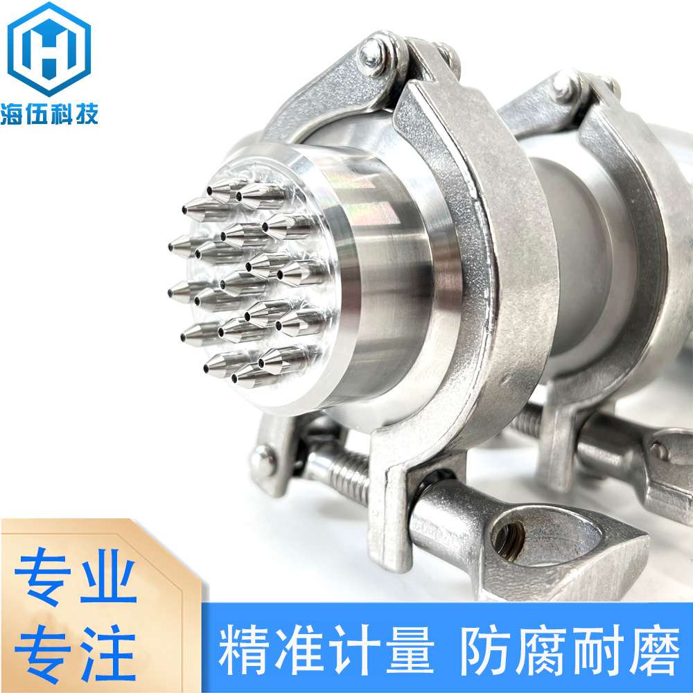 快拆结构易清洗 气动执行器 膏体 凝胶 陶瓷 防堵塞 多孔出液堵头