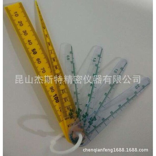 汽车工业塑料组合塞尺塑料锥形塞尺塑料塞尺 塑料直尺K15SC孔径尺