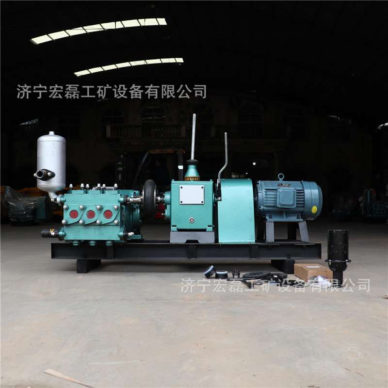 BW150注浆机卧式三缸往复式活塞泵隧道工程高压电动灌浆机