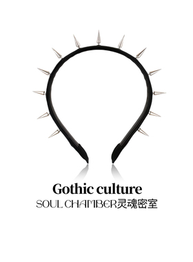 暗黑哥特柳钉摇滚发箍