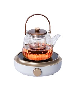 天福彼物流光电陶炉套组煮茶器蒸汽玻璃煮茶壶泡茶烧水壶茶具家用