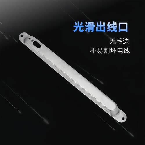 创佳顺 304不锈钢暗装门禁过线保护器门禁门窗门用护线管金属穿线