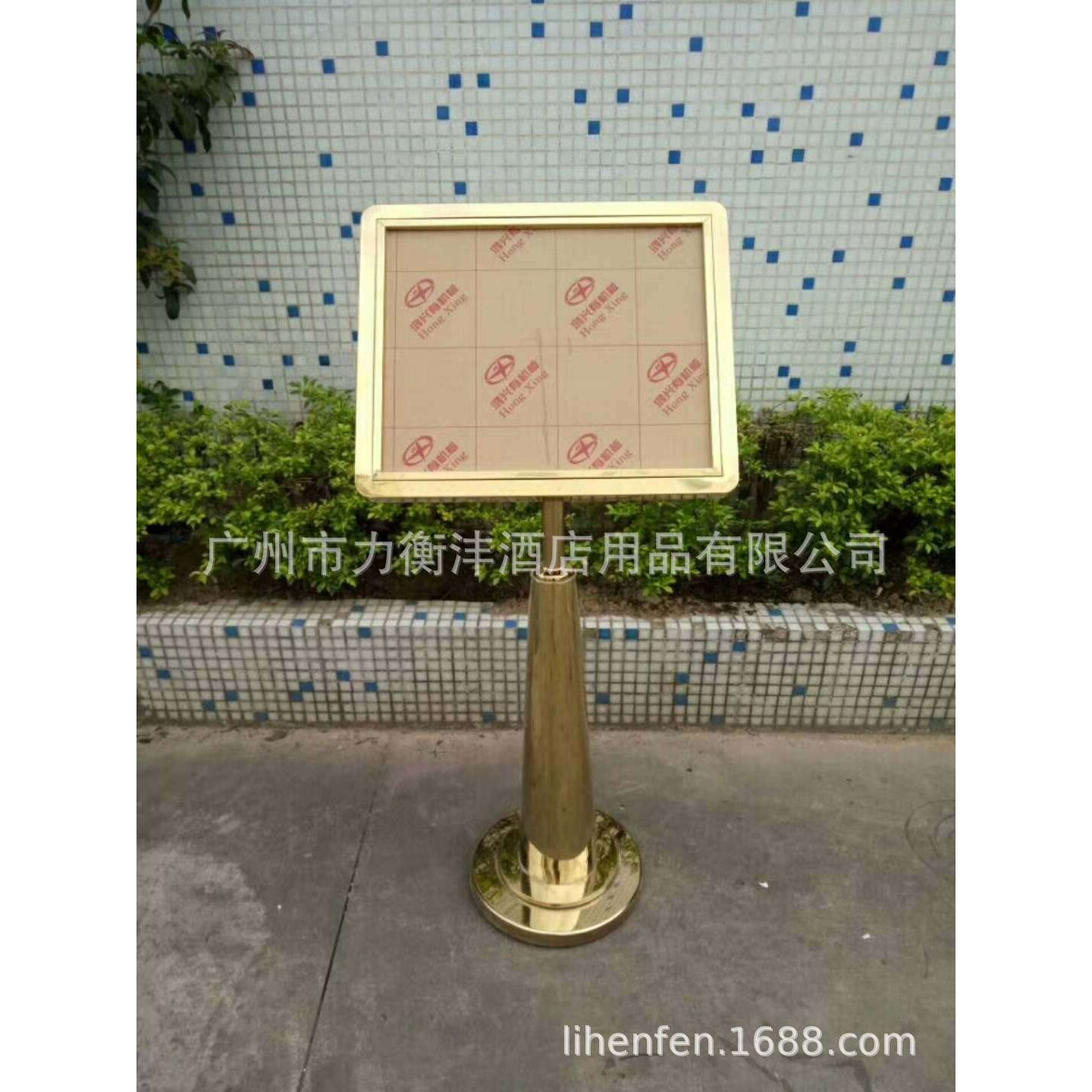 不锈钢提示牌POP广告架商品展示牌迎宾牌stainless Sign Stand