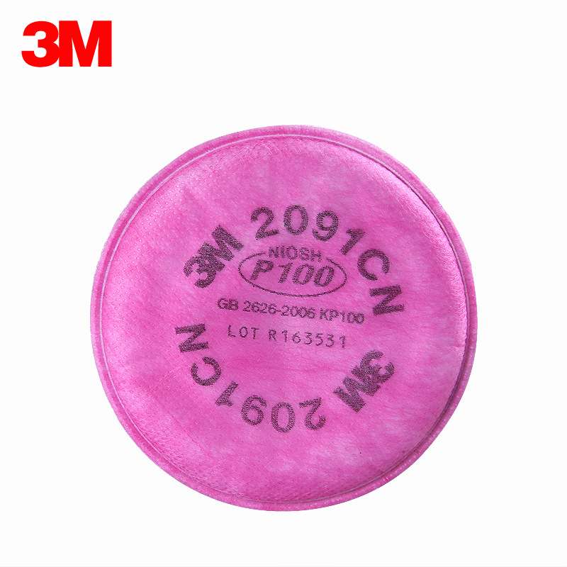 3M 7502+2091 实验防尘毒化工半面罩 防尘油漆喷涂面具配滤棉套装
