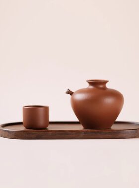 一条温酒器紫砂酒具酒壶酒杯套装家用白酒黄酒烫酒壶清酒酒具套装