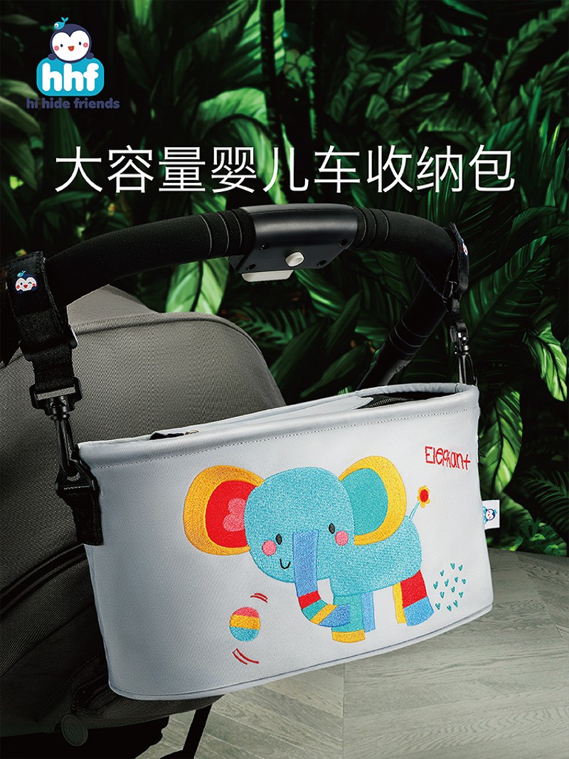 婴儿推车挂包通用配件大容量防水多功能收纳包童车遛娃神器置物袋