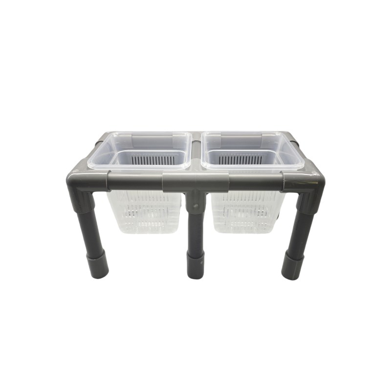 周转箱生态龟缸植物定植篮支架水培支架龟箱造景绿植种植盒架子图片