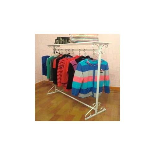 铁艺服装展示架服装店落地式服装挂衣架中岛架货架鞋包陈列架包邮