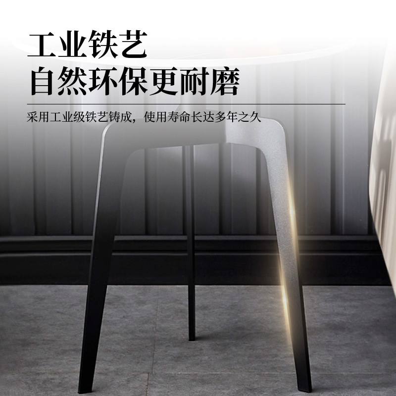铁艺烤漆底座边几支架大理石岩板加高支架角几架加厚碳素钢桌子腿图片
