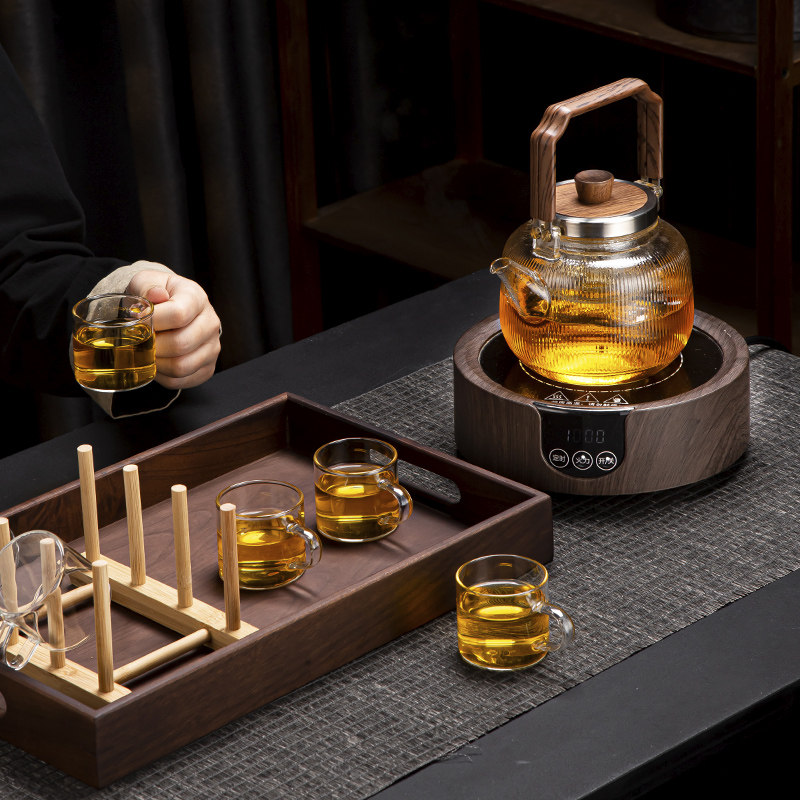 玻璃煮茶壶2025新款煮茶器煮茶炉养生壶多功能家用小型白茶煎药壶