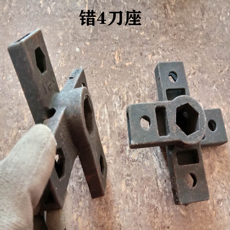 开沟培土机四驱微耕机田园管理机刀库刀座刀架子培土刀座刀盘深耕图片