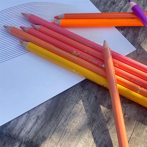 金马B11油性彩铅144色 专业绘画彩铅组 初学者适用彩铅礼盒